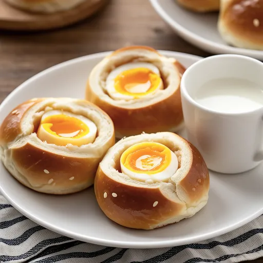 Egg Bread with Morning Rolls in 5 Minutes