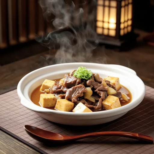 Beef and Fried Tofu Sweet-Savory Simmer