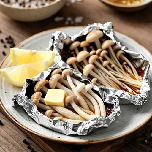 Mushroom Foil Bake