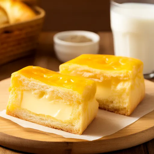 鸡蛋牛奶面包布丁