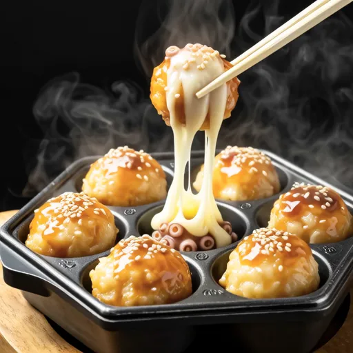 Takoyaki with Yam