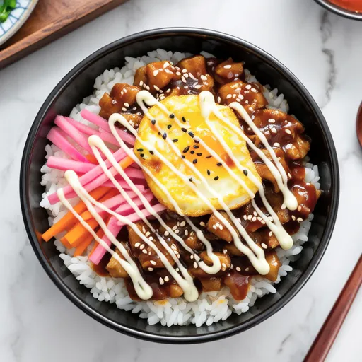 Simple Young Radish Bibimbap
