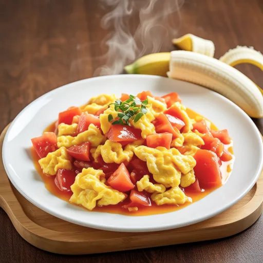 Diet Stir-fried Egg and Tomato
