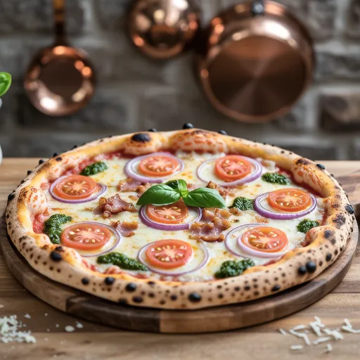 Basil Sauce Pizza