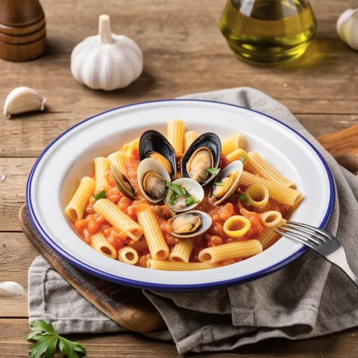 Asari and Tuna Tomato Penne