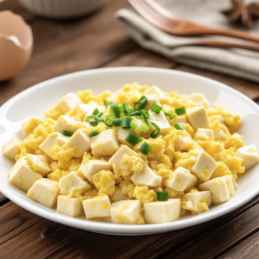 Soft Tofu Egg Stir-fry
