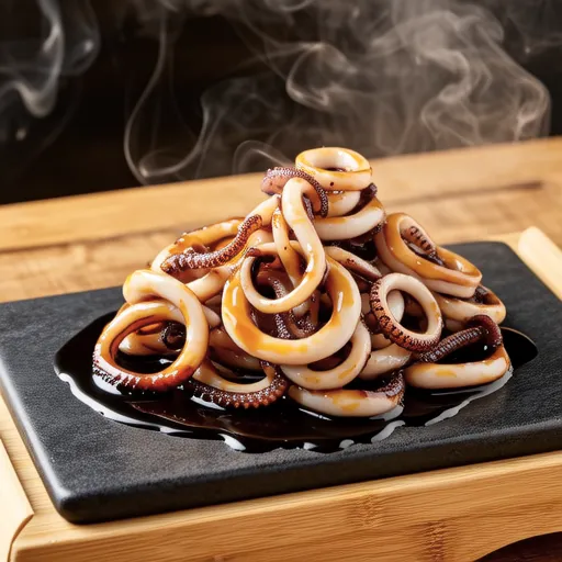 Grilled Squid with Innards Sauce