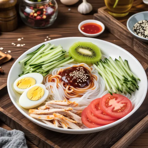 Kiwi-flavored Buckwheat Noodles