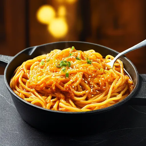 チーズと卵のパスタ
