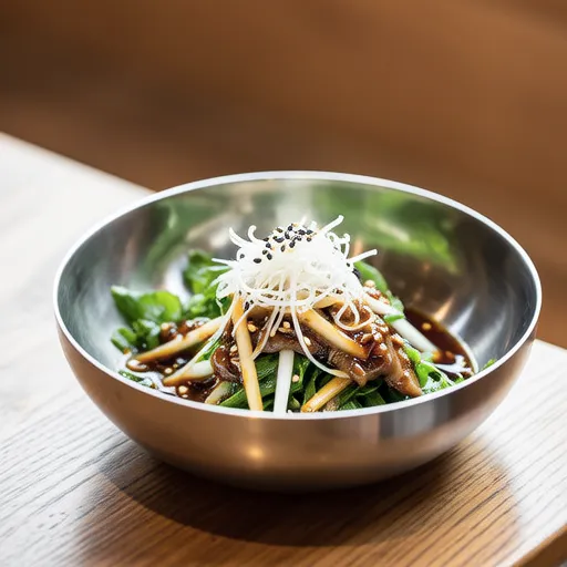 Shungiku and Dried Daikon Radish with Tuna