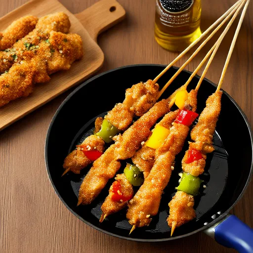 Air Fryer Grilled Chicken Breast Skewers