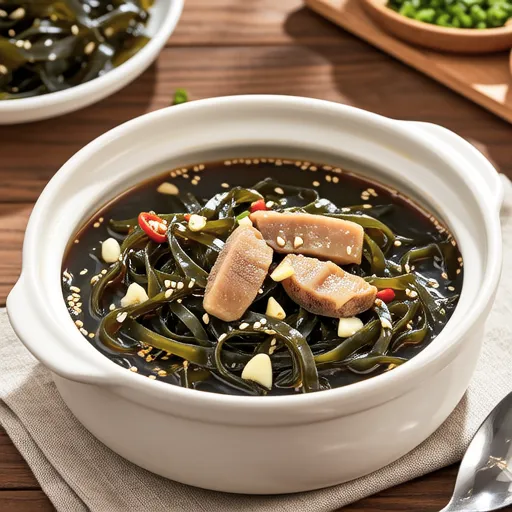 Korean Dried Pollack Seaweed Soup