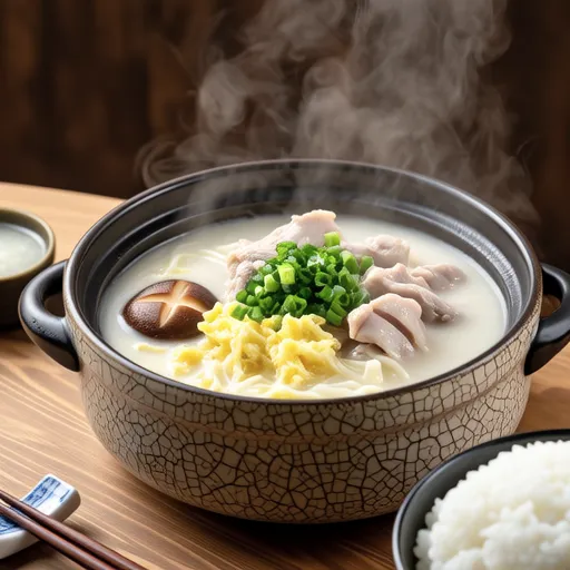 Nira Zosui (Japanese Garlic Chive Rice Soup)