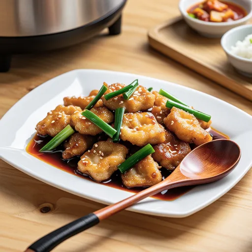 Stir-fried Fish Cake with Green Onion