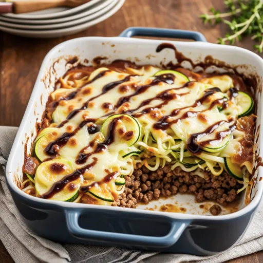 Layered Cabbage and Ground Meat Bake