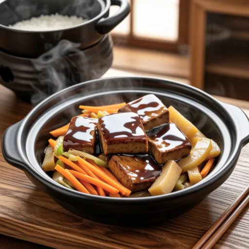 Simmered Koya Tofu and Dried Daikon Radish