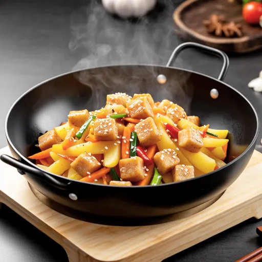 Spam Potato Stir-fry