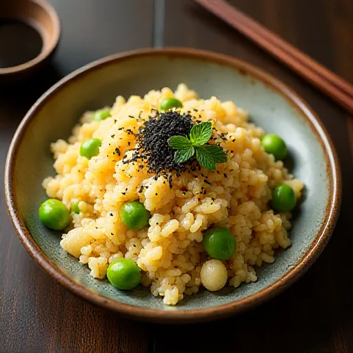 Shirasu and Edamame Cheese Fried Rice