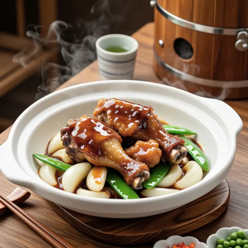 Garlic Miso Steamed Chicken