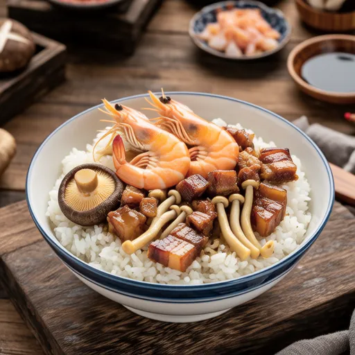 Chinese-style Rice with Dried Shrimp