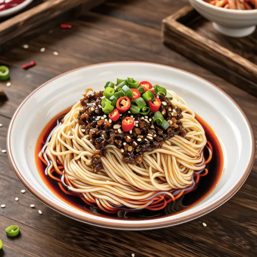 Sesame Leaf Soy Sauce Bibim Noodles