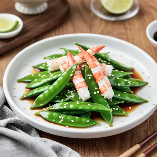 Snap Peas with Mayo-Ponzu Dressing