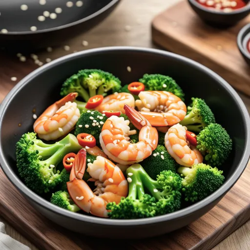 Broccoli Shrimp Stir-fry