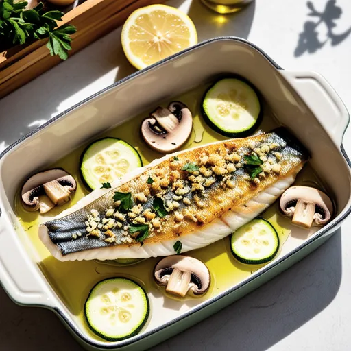 Herb Crusted Horse Mackerel
