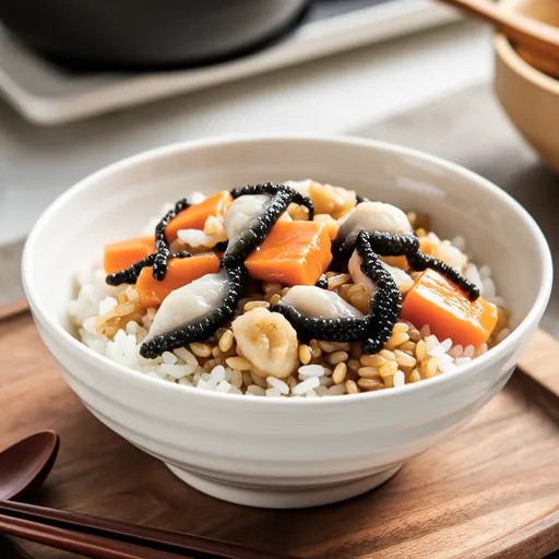 Hijiki and Shirasu Mixed Rice