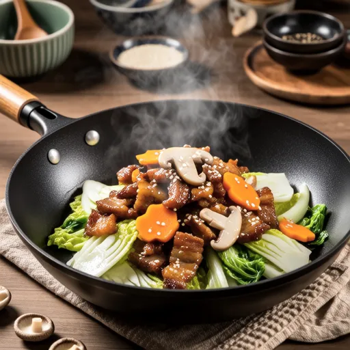 Pork and Chinese Cabbage Stir-fry