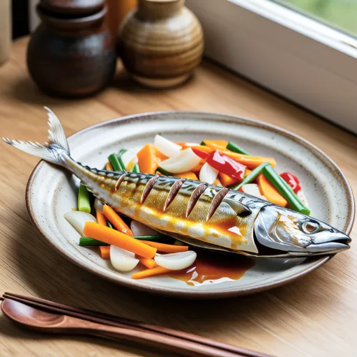Grilled Horse Mackerel with Nanban Marinade