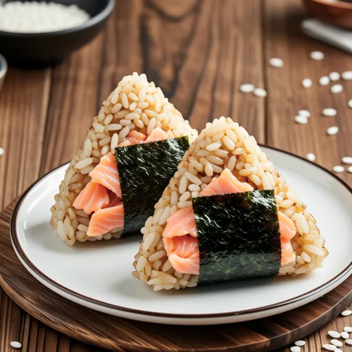 Salmon Brown Rice Onigiri