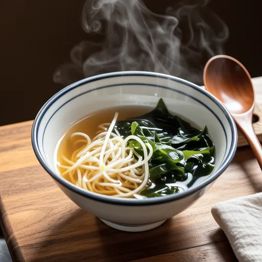 Bean Sprout and Wakame Soup