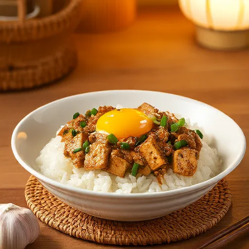 Tofu Soboro Rice Bowl