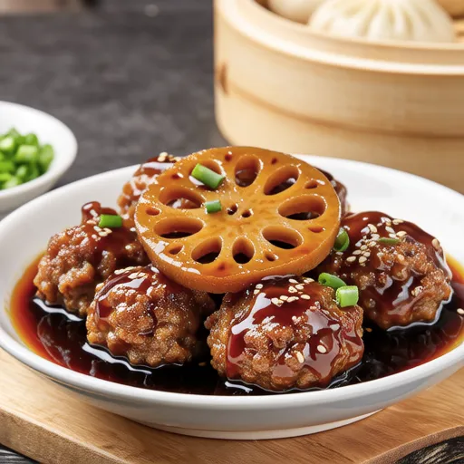 Lotus Root Meatball Braise