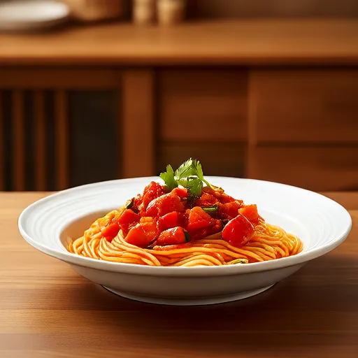 Domates ve Sarımsaklı Aglio e Olio