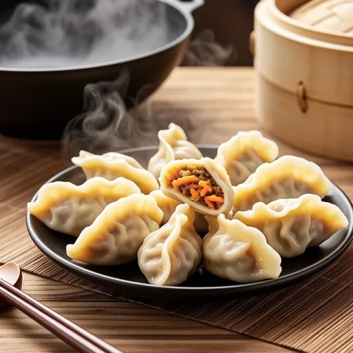 Carrot Cheese Dumplings
