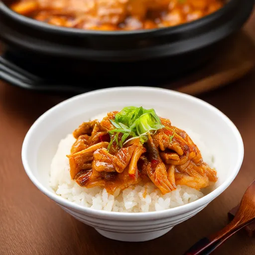Tigela de Arroz com Repolho e Atum