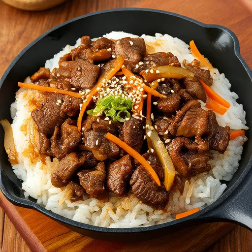 ビーフと野菜の炒めご飯