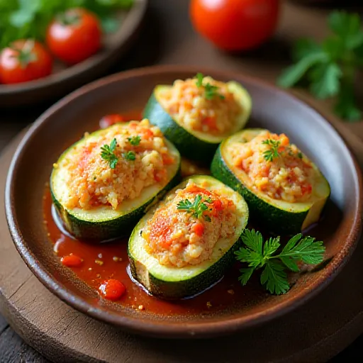Фаршированные Кабачки