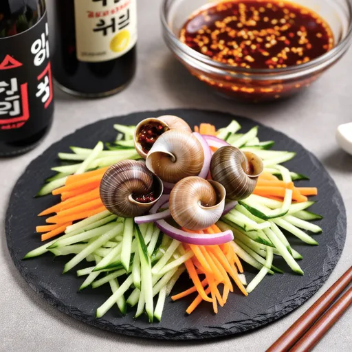 Sweet and Sour Spicy Sea Snail Salad