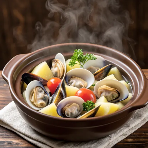 Clams and Potatoes Western-style Steamed Dish