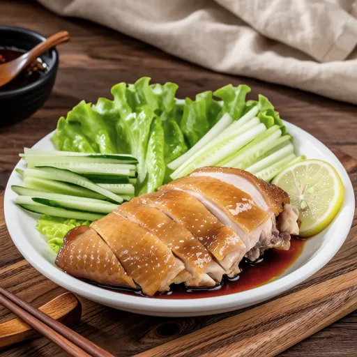 Asian-style Steamed Chicken