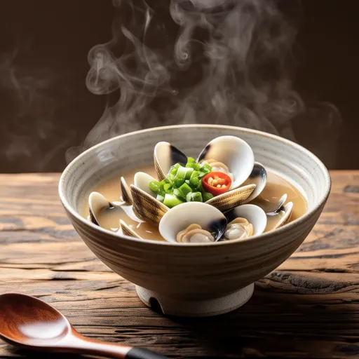 Miso Soup with Clams and Kombu Dashi