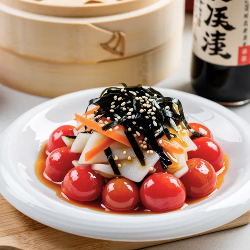 Mini Tomato and Dried Daikon Chinese Salad