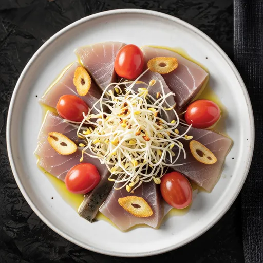 Hamachi Garlic Carpaccio