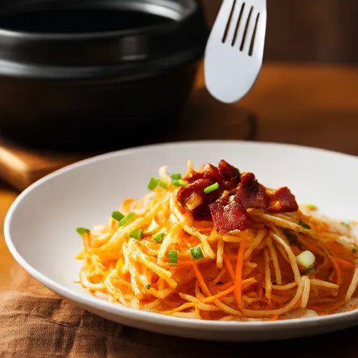 Hash de tocino y papas