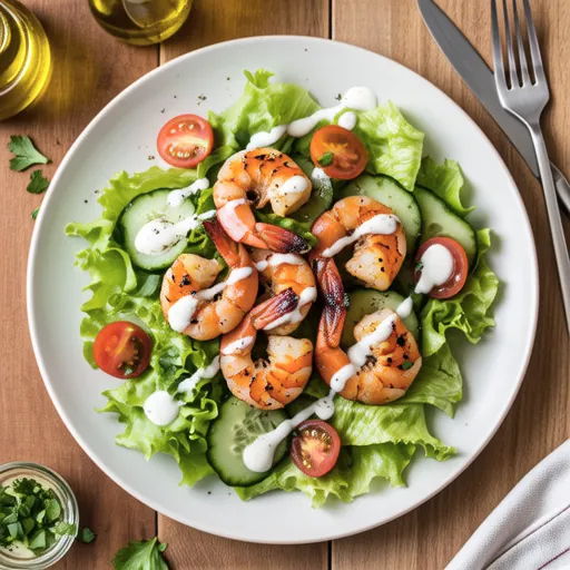 Tandoori Shrimp Salad