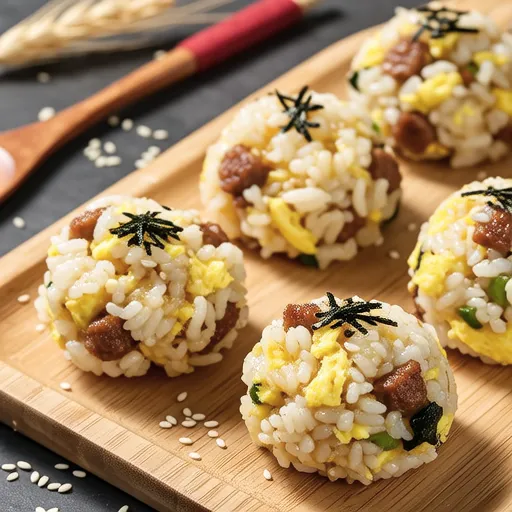 Ham Egg Rice Balls