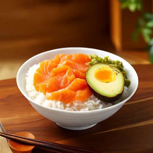 Salmon Avocado Rice